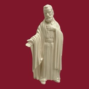 Vintage Joseph Figurine Christmas Nativity Scene Glazed Ceramic Duncan